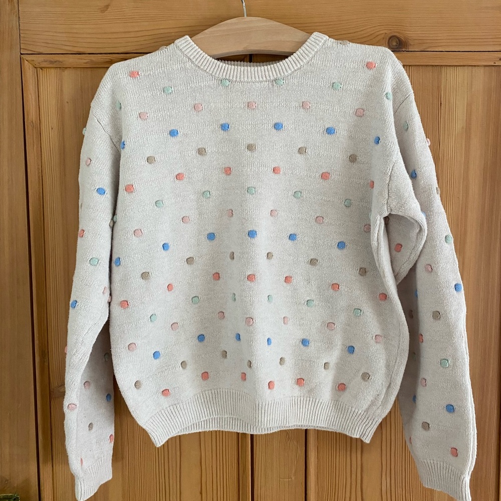 H & M Girls Pom Sweater